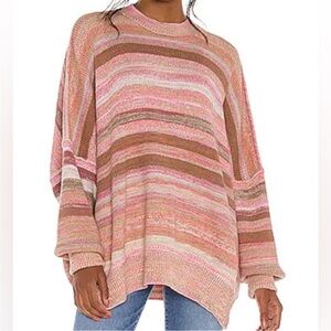 Free People Easy Street Space Dye Sweater in Sand & Sugar
Combo oversized
